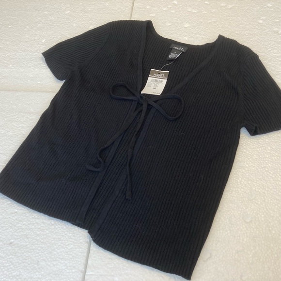 Rue 21 women’s cropped cardigan Sz M, NWT - Picture 8 of 9